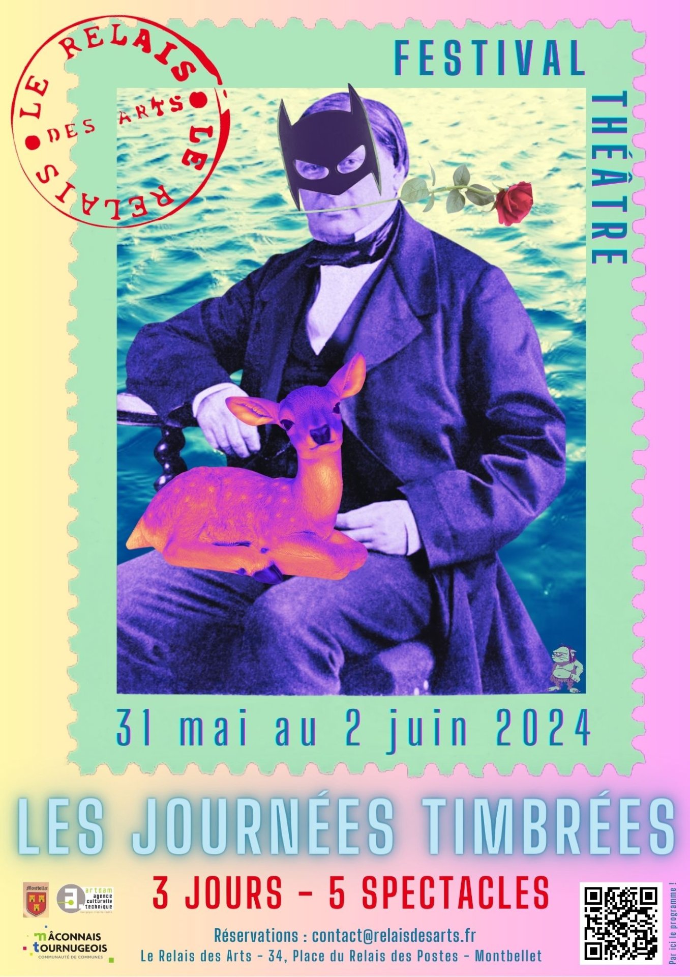 Affiche Journées Timbrées 2024 (50 x 70 cm) (29.7 x 42 cm) Affiche Journees Timbrees 2024 50 x 70 cm 29.7 x 42 cm
